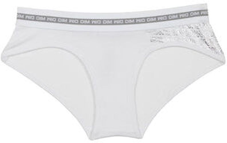Shorty fille coton stretch Blanc avec impressions argentées Sport Blanc 10 - Dim - Modalova