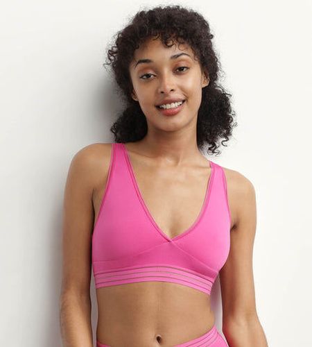 Soutien-gorge triangle sans armature en microfibre Fuchsia Oh My s Rose S - Dim - Modalova