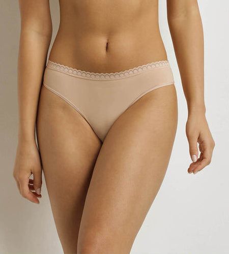 String avec dentelle Nude Daily Micro Beige 50 - Dim - Modalova