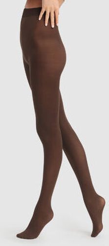 Collant chocolat opaque velouté Style 50D Marron 1/2 - Dim - Modalova