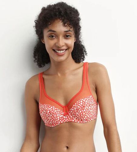 Soutien-gorge emboitant avec armatures à fleurs Generous - Féminin - Taille 105B 105B - Dim - Modalova