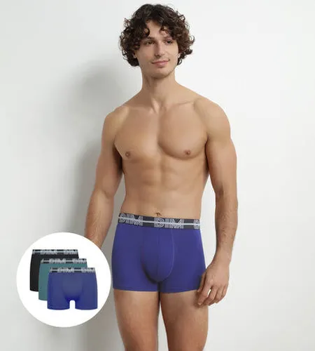 Lot de 3 boxers à ceinture 3D Noir Bleu Vert Powerful Bleu 3 - Dim - Modalova