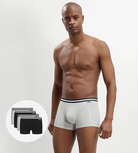 Lot de 4 boxers et ECO Coton - Masculin - Taille 2 2 - Dim - Modalova