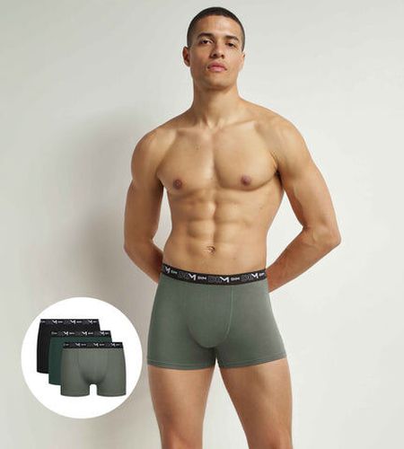 Lot de 3 boxers Chrome Agave Coton Stretch - Masculin - Taille 5 5 - Dim - Modalova