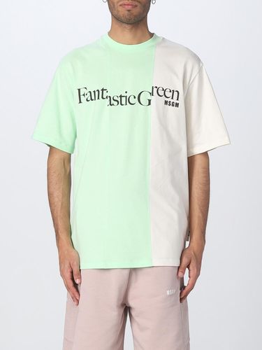 T-Shirt MSGM Homme couleur Vert S - Msgm - Modalova