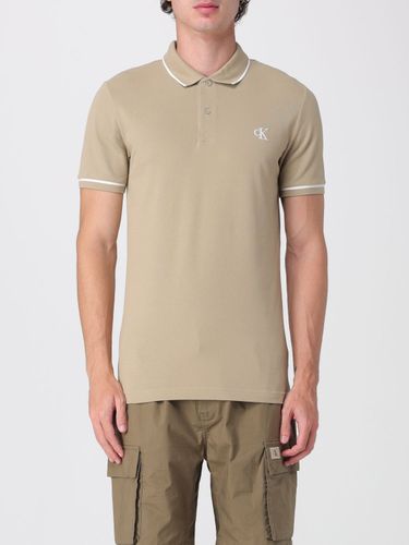 Polo JEANS couleur Beige S - Calvin Klein - Modalova