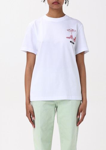 T-Shirt MSGM Femme couleur Blanc XS - Msgm - Modalova