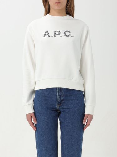 Sweat-Shirt A. P.C. couleur Jaune Crème M - A.P.C. - Modalova