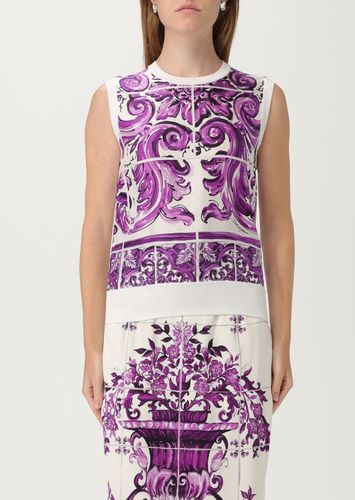 Gilet couleur Violet 50 - Dolce & Gabbana - Modalova