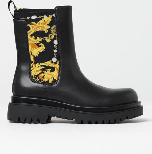 Bottines Plates couleur Noir 40 - Versace Jeans Couture - Modalova