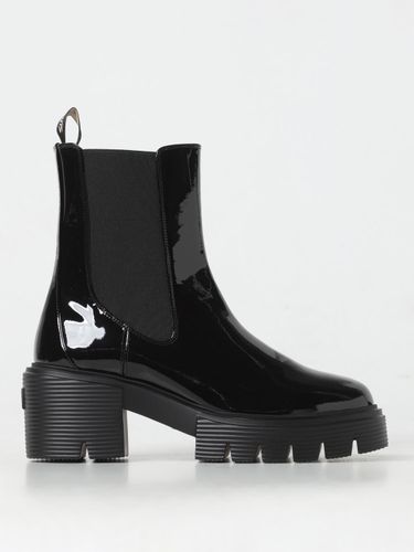 Bottines Plates couleur Noir 39½ - Stuart Weitzman - Modalova