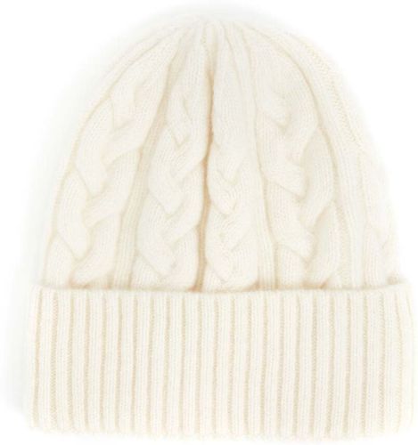 Bonnet Torsades Crème - Femme - Taille unique - Draeger - Modalova