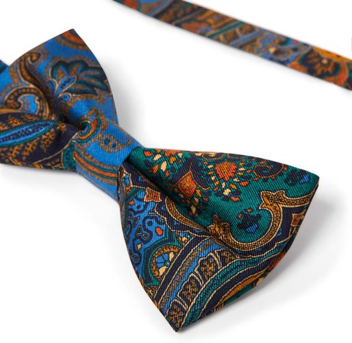 Noeud papillon Paisley bleu marine - Draeger - Modalova