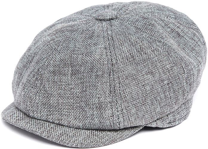 Casquette plate - Unie Grise - Taille unique élastiquée - Draeger - Modalova