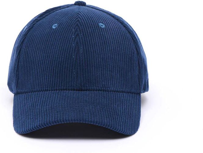 Casquette en Velours Côtelé - Bleu Marine - Draeger - Modalova