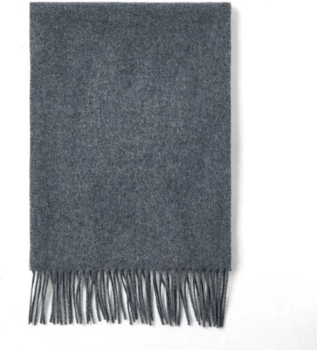 Echarpe Unie en laine - gris - Draeger - Modalova