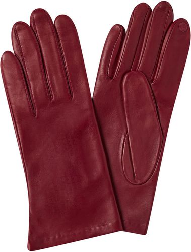 Gants tactiles en cuir - rouge - Draeger - Modalova