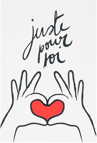 Carte Saint-Valentin - Juste pour toi - Draeger - Modalova