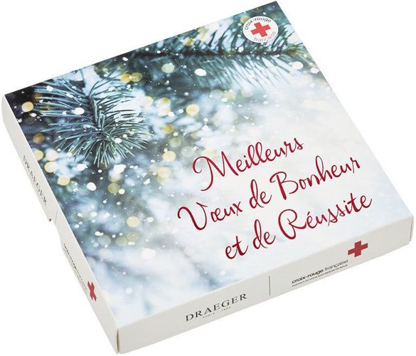 Coffret cartes de voeux Croix-Rouge Bonheur et réussite - Draeger - Modalova