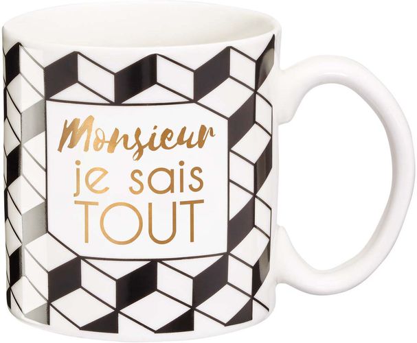 Mug cadeau Monsieur Je Sais Tout - Draeger - Modalova