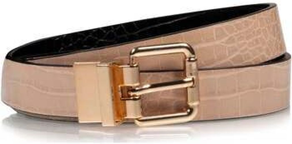 Ceinture Ceinture 2 en 1 Noir et Beige Multicolore - Isotoner - Modalova