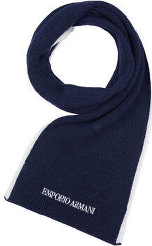 Echarpe Emporio Armani Foulard Bleu - Giorgio Armani - Modalova