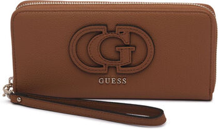 Portefeuille COG CALEBRA ZIP LARGE Marron - Guess - Modalova
