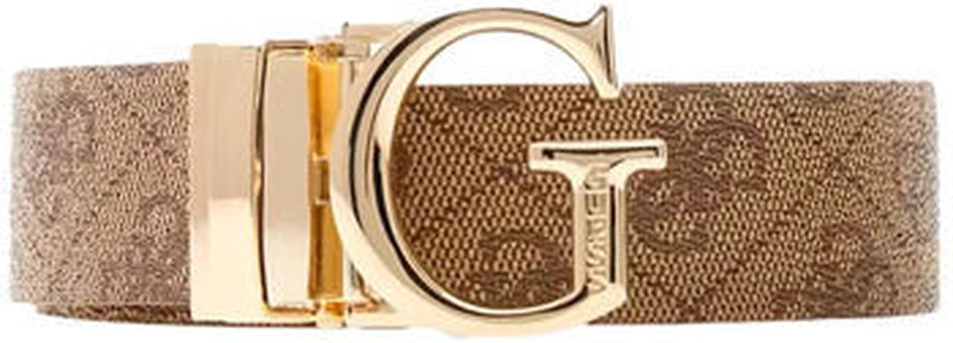 Ceinture Guess Calista 4G Beige - Guess - Modalova