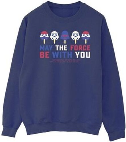Sweat-shirt May The Force Bleu - Star Wars: A New Hope - Modalova