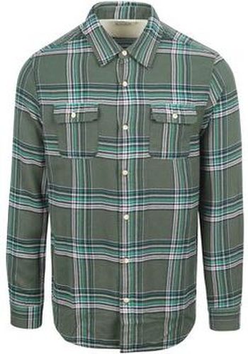 Chemise Chemise en flanelle verte Vert - Scotch & Soda - Modalova