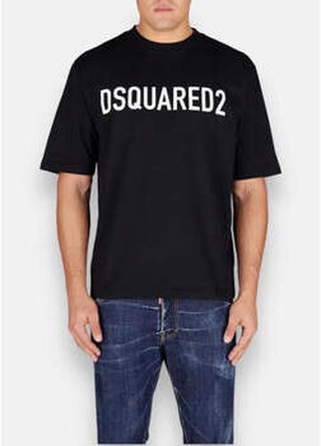 T-shirt Dsquared T-shirt logo box - loose Fit - noir Noir - Dsquared2 - Modalova