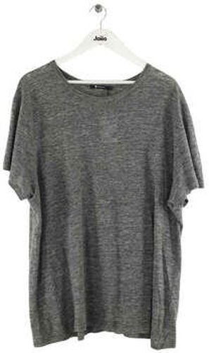 T-shirt T-shirt en lin Gris - Alexander Wang - Modalova