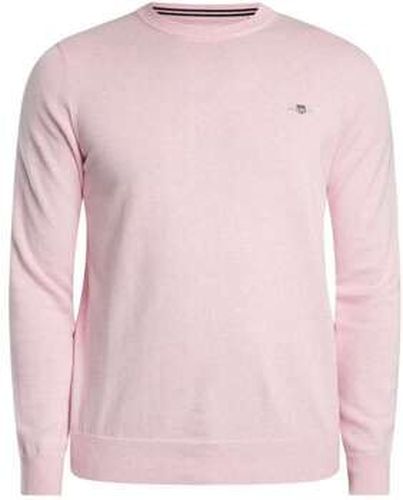 Pull Tricot de coton classique Rose - Gant - Modalova