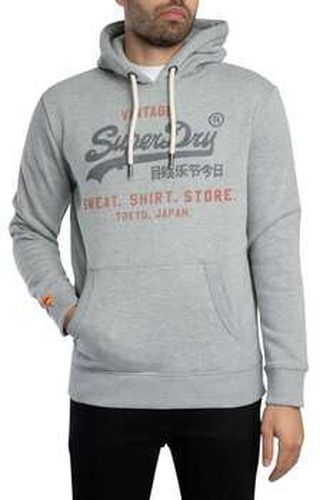 Sweat-shirt Sweat à capuche décontracté avec logo vintage Heritage Gris - Superdry - Modalova