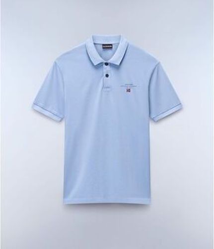 T-shirt ELBAS 4 JERSEY - NP0A4GB4-I831 SOFT CHAMBR Bleu - Napapijri - Modalova