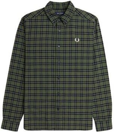 Chemise Fp Tartan Oxford Shirt Vert - Fred perry - Modalova
