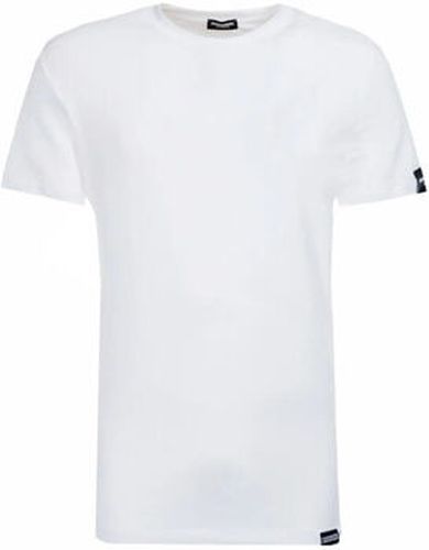 T-shirt Dsquared t-shirt blanc patch noir sur le bras Blanc - Dsquared2 - Modalova