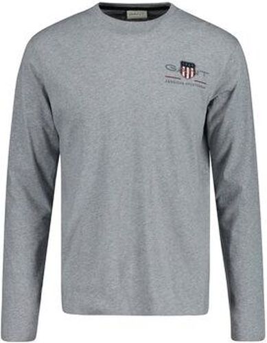 T-shirt Longsleeve Paquet de 1 REGULAR MEDIUM ARCHIVE SHIELD Gris - Gant - Modalova
