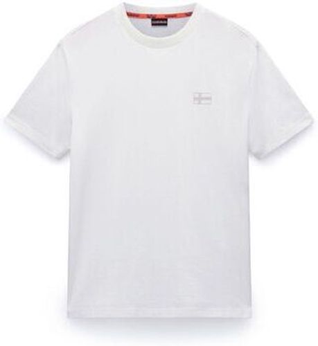 T-shirt S-SORANO NP0A4IEH-2061 WHITE HERON Gris - Napapijri - Modalova