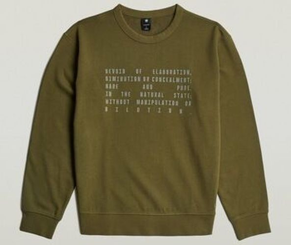 Pull Raw TEXT GRAPHIC R SW Vert - G-Star - Modalova