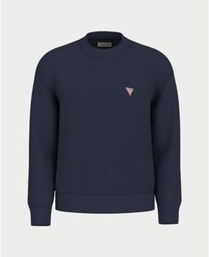 Pull Pull long col rond Jeans Bleu - Guess - Modalova