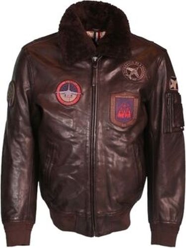 Blouson Blouson cuir ref 54742 Marron Marron - Patrouille De France - Modalova