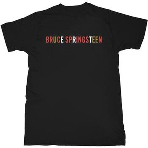 T-shirt RO1745 Noir - Bruce Springsteen - Modalova