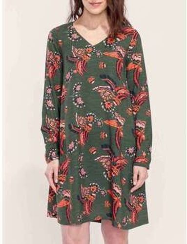 Robe courte Robe imprimée fluide evasée Ecovero NOZOMI Vert - LA FIANCEE DU MEKONG - Modalova