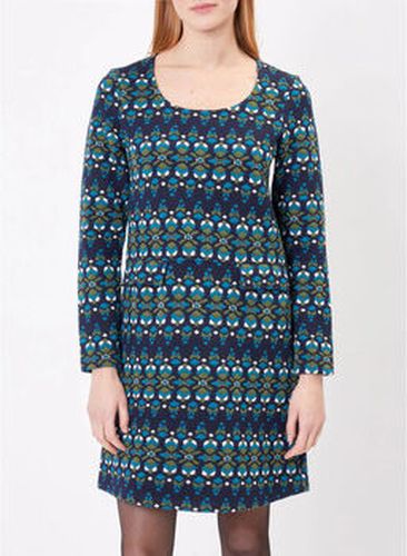Robe courte Robe droite imprimée en maille OSIE Bleu - LA FIANCEE DU MEKONG - Modalova