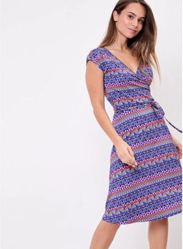 Robe courte Robe imprimée maille évasée fluide ADELE Bleu - LA FIANCEE DU MEKONG - Modalova