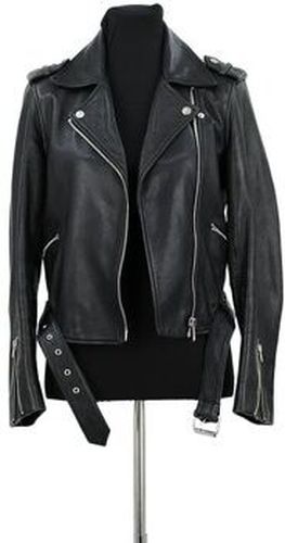 Veste Veste en cuir noire Noir - Claudie Pierlot - Modalova