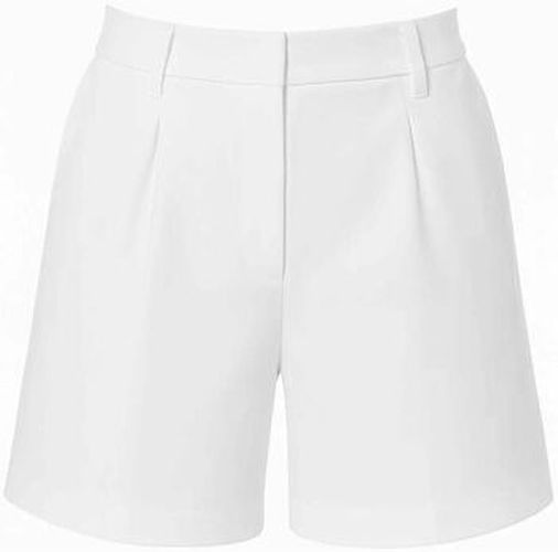 Pantalon bermuda en lin blanc Blanc - Artlove - Modalova