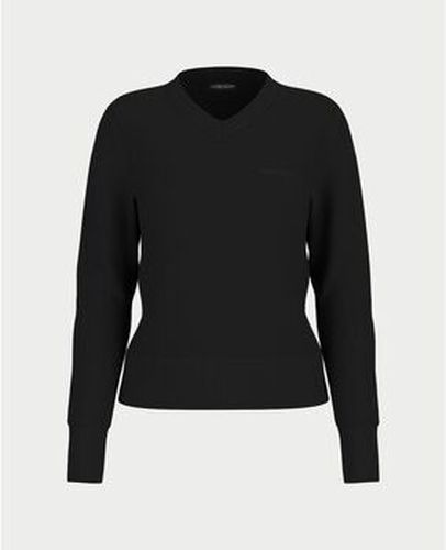 Pull Pull col rond triangle grand Jeans Noir - Guess - Modalova