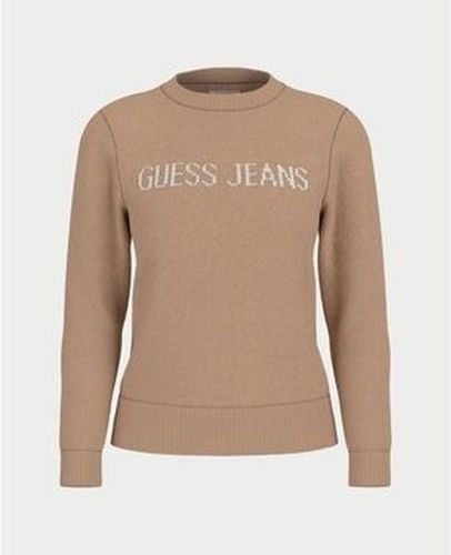 Pull Pull Jeans avec logo intarsia Marron - Guess - Modalova